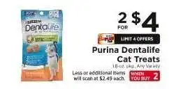 ShopRite Purina DentaLife Cat Treats offer