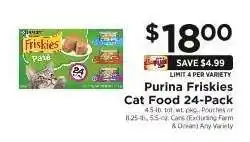 ShopRite Purina Friskies Cat Food 24-Pack offer