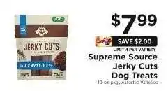 ShopRite Supreme Source Jerky Cuts Dog Treats offer