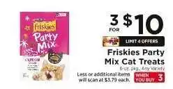 ShopRite Friskies Party Mix Cat Treats offer