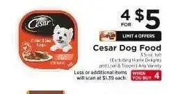 ShopRite Cesar Dog Food offer