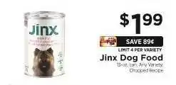 ShopRite Jinx Dog Food offer