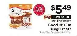 ShopRite Good 'n' Fun Dog Treats offer