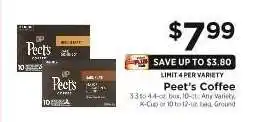 ShopRite Peet's Coffee offer