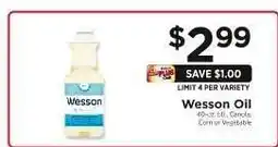 ShopRite Wesson Oil offer