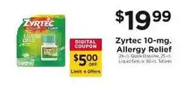 ShopRite Zyrtec 10-mg. Allergy Relief offer