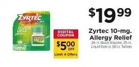 ShopRite Zyrtec 10-mg. Allergy Relief offer