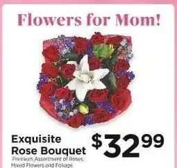 ShopRite Exquisite Rose Bouquet offer