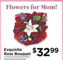 ShopRite Exquisite Rose Bouquet offer