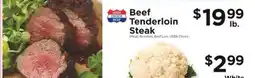 ShopRite Beef Tenderloin Steak offer