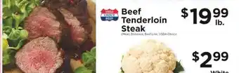 ShopRite Beef Tenderloin Steak offer