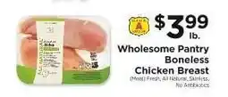 ShopRite Wholesome Pantry Boneless Chicken Breast offer
