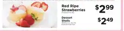 ShopRite Red Ripe Strawberries offer