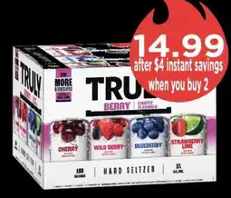 Hy-Vee Truly Berry Hard Seltzer offer