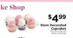 ShopRite Store Decorated Cupcakes offer