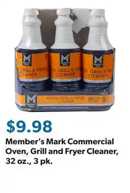 Sam's Club Member's Mark Commercial Oven, Grill and Fryer Cleaner, 32 oz., 3 pk offer