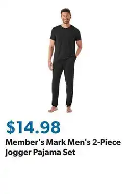 Sam's Club Member's Mark Men's 2-Piece Jogger Pajama Set offer