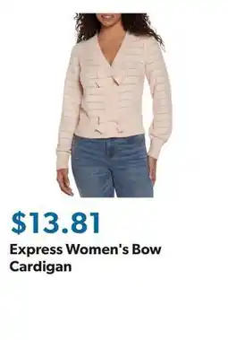 Sam's Club Express Women's Bow Cardigan offer