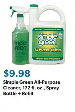 Sam's Club Simple Green All-Purpose Cleaner, 172 fl. oz., Spray Bottle + Refill offer