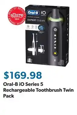 Sam's Club Oral-B iO Series 5 Rechargeable Toothbrush Twin Pack offer