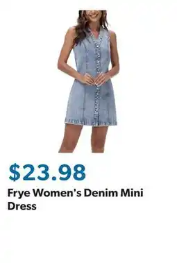 Sam's Club Frye Women's Denim Mini Dress offer