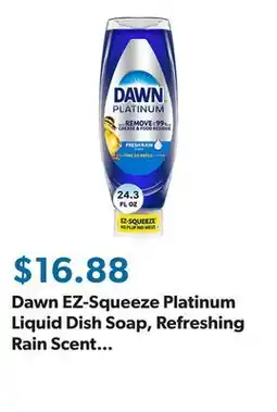Sam's Club Dawn EZ-Squeeze Platinum Liquid Dish Soap, Refreshing Rain Scent 24.3 fl. oz., 4 pk offer