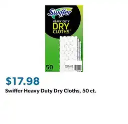 Sam's Club Swiffer Heavy Duty Dry Cloths, 50 ct offer