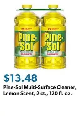 Sam's Club Pine-Sol Multi-Surface Cleaner, Lemon Scent, 2 ct., 120 fl. oz offer