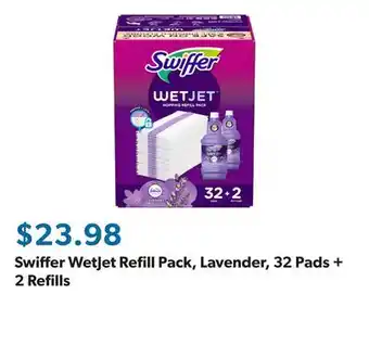 Sam's Club Swiffer WetJet Refill Pack, Lavender, 32 Pads + 2 Refills offer