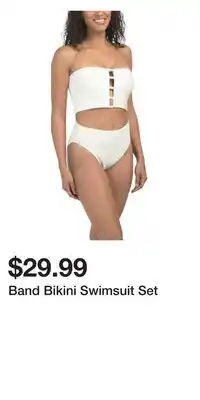 TJ Maxx Band Bikini Swimsuit Set offer