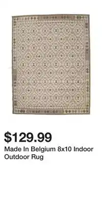 TJ Maxx Made In Belgium 8x10 Indoor Outdoor Rug offer