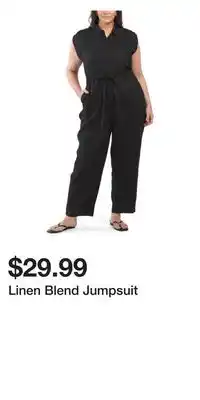 TJ Maxx Linen Blend Jumpsuit offer