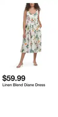 TJ Maxx Linen Blend Diane Dress offer