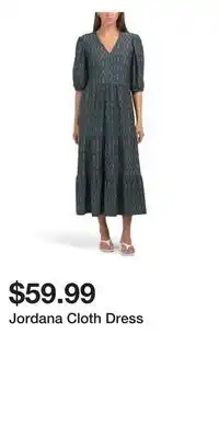 TJ Maxx Jordana Cloth Dress offer