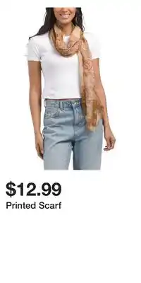 TJ Maxx Printed Scarf offer