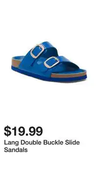 TJ Maxx Lang Double Buckle Slide Sandals offer