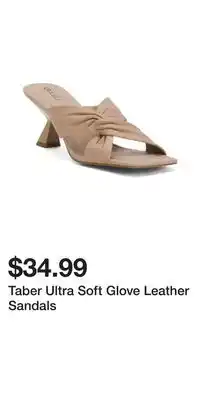 TJ Maxx Taber Ultra Soft Glove Leather Sandals offer