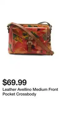 TJ Maxx Leather Avellino Medium Front Pocket Crossbody offer