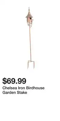 TJ Maxx Chelsea Iron Birdhouse Garden Stake offer