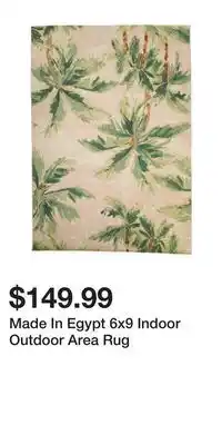 TJ Maxx Made In Egypt 6x9 Indoor Outdoor Area Rug offer