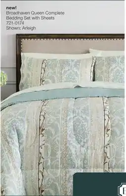JC Penney Broadhaven Arleigh Queen Complete Bedding Set with Sheets offer