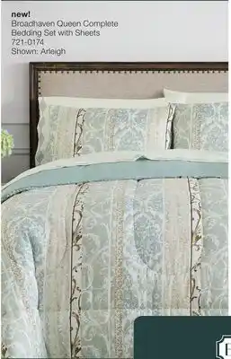 JC Penney Broadhaven Arleigh Queen Complete Bedding Set with Sheets offer