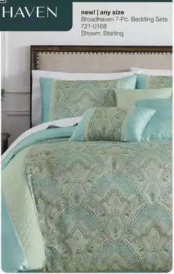 JC Penney Broadhaven Sterling 7-Pc. Bedding Set offer