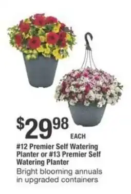 The Home Depot Premier self watering planter or premier self watering planter offer