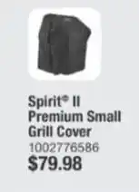 The Home Depot Spirit II Premium Small Grill Cover offer