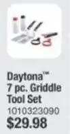 The Home Depot Daytona griddle tool set offer