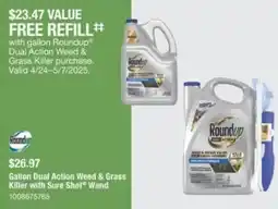The Home Depot Gallon dual action weed & grass killer with sure shot wand offer