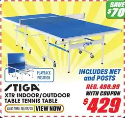 Big 5 Stiga XTR Indoor/Outdoor Table Tennis Table offer