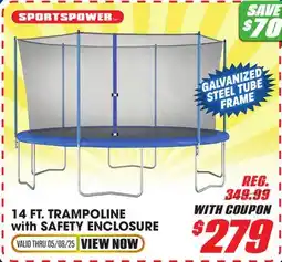 Big 5 Sportspower 14' Trampoline with Safety Enclosure offer
