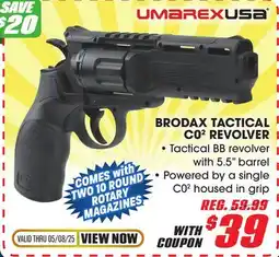 Big 5 Umarex Brodax Tactical CO2 Revolver offer